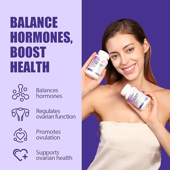 CHROMIUM Hormone Balance & Cycle Support by Soulbee Supplement for Women with Myo-Inositol &Hormone Balance for Women MenopauseSexy gleefull Over 50 Hormone Support (40:1Ratio)
