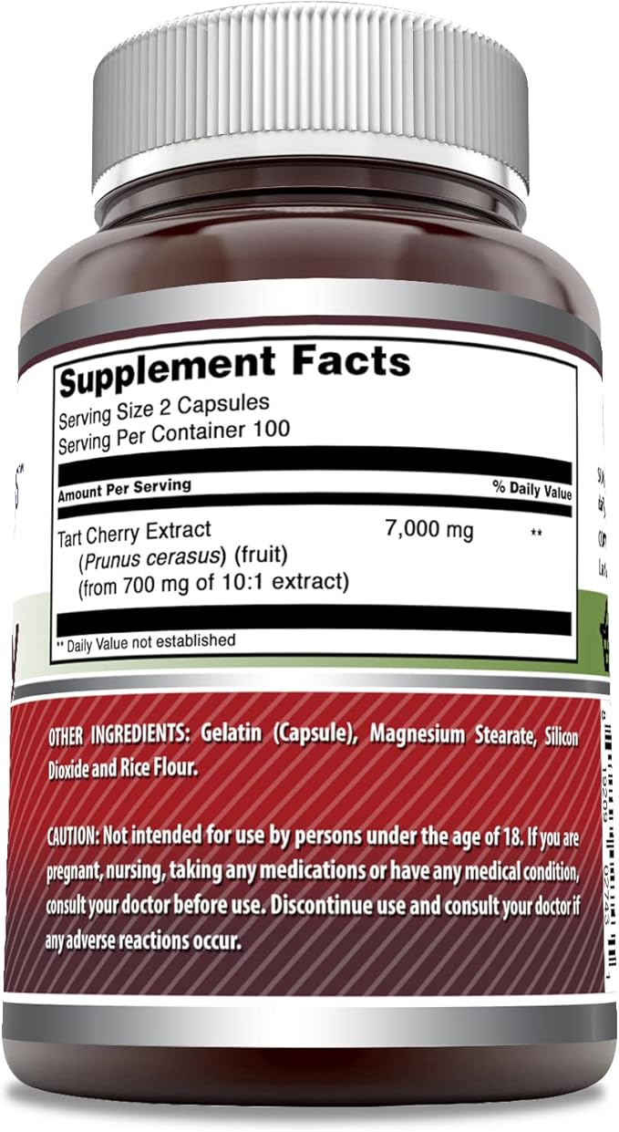 Amazing Formulas Tart Cherry Extract 7000mg (200 Count)