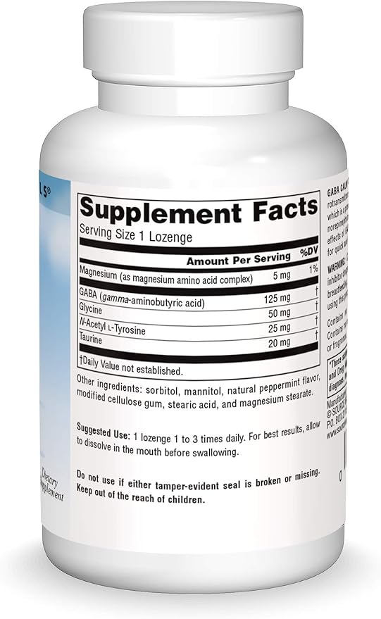 Source Naturals Serene Science, GABA Calm 60 Lozenges