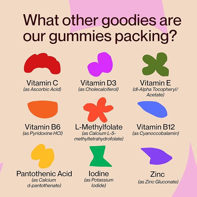 Skin Retinol and Biotin Gummies 60 Count