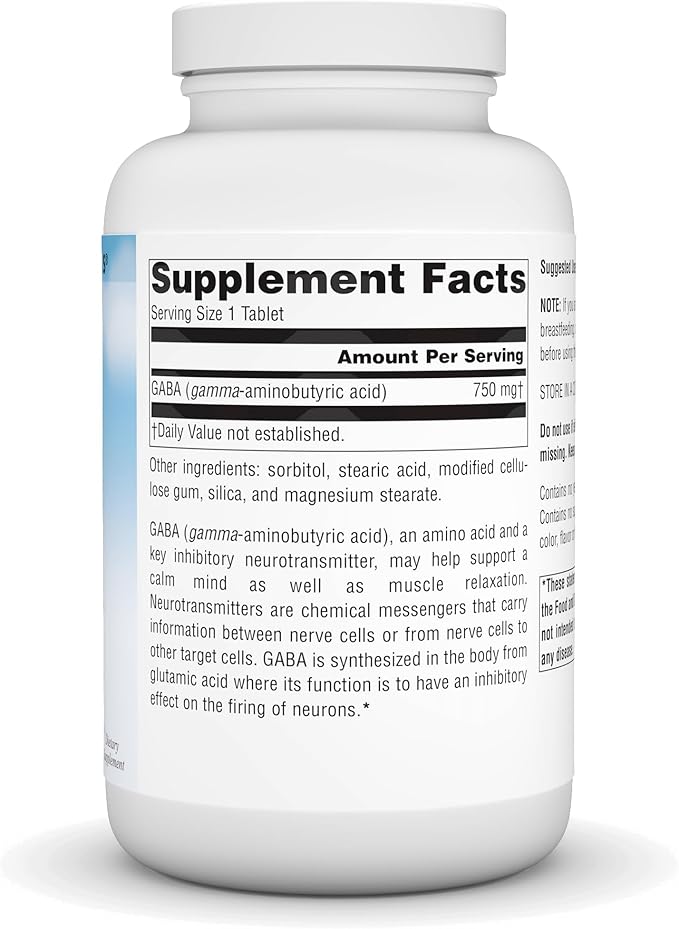 Source Naturals Serene Science GABA, 750mg, 90 90 Tablets