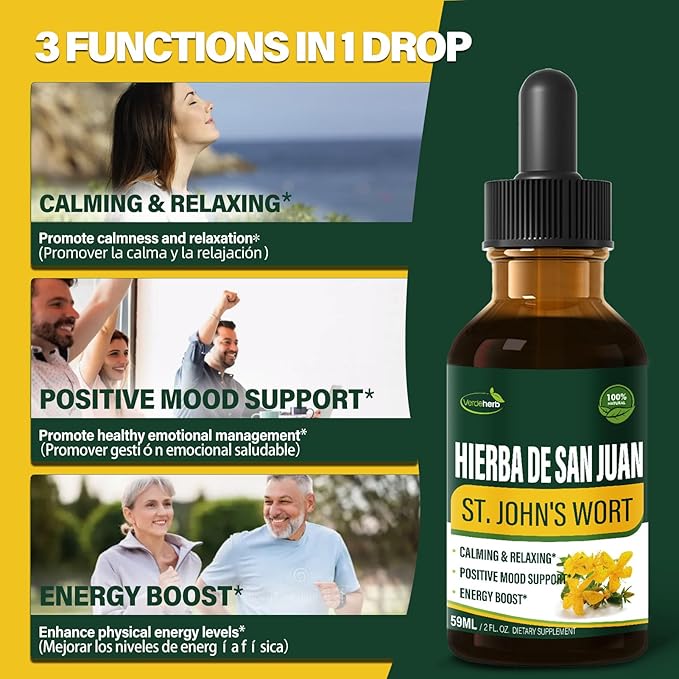 St. John's Wort Mood Support Drops, 2oz