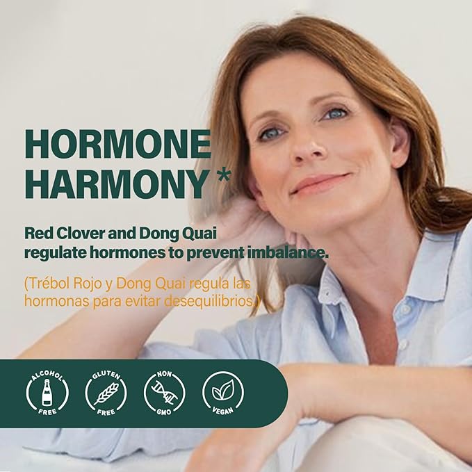 Red Clover Herb Drops, Hormone Balance 2oz