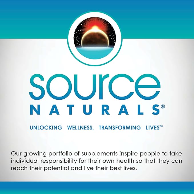 Source Naturals L-Tryptophan with Coenzyme B-6, 500mg 120 Tablets