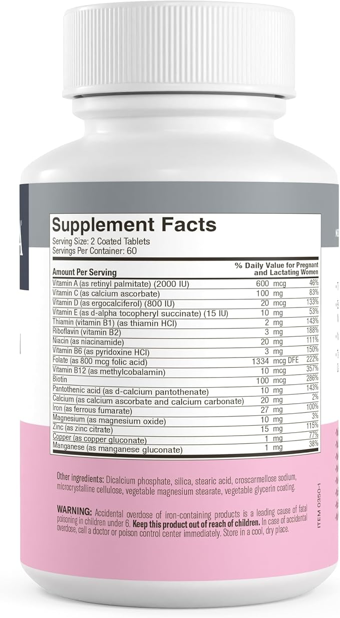 FREEDA Mini Prenatal Vitamin (120)