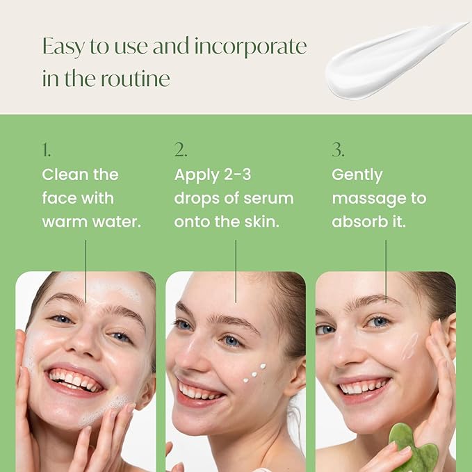 PLANTIFIQUE Korean Jojoba Oil & Hyaluronic Acid Face Massage Serum - Perfect for Gua Sha Facial Tools - Collagen & Niacinamide Gifts Anti-Aging Glow - for Men & Women