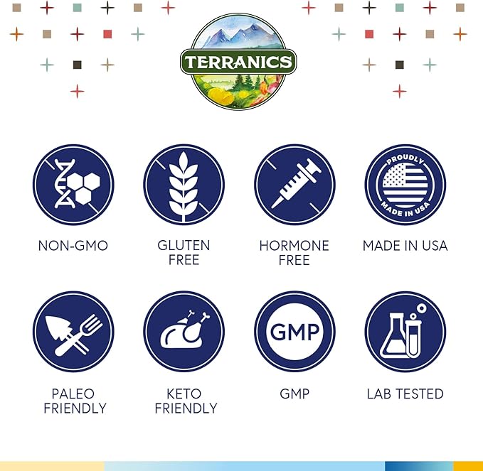 Terranics Daily Probiotics for Men & 150 Billion 25 Strains 60 Veggie