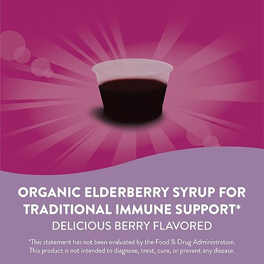 Nature's Way USDA Organic Sambucus Elderberry 4 Ounce