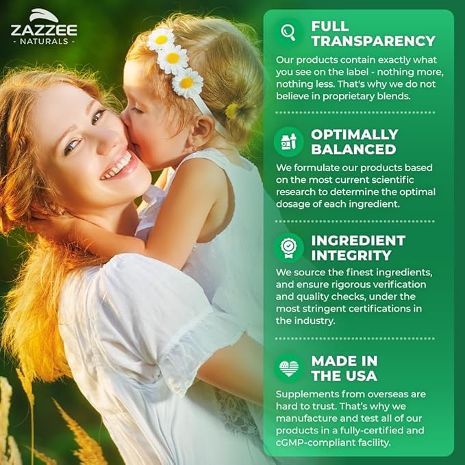 Zazzee Extra Strength Prenatal DHA 500 180 Enteric 1000 mg 3’s, 1000 1000 UI D3, Burp