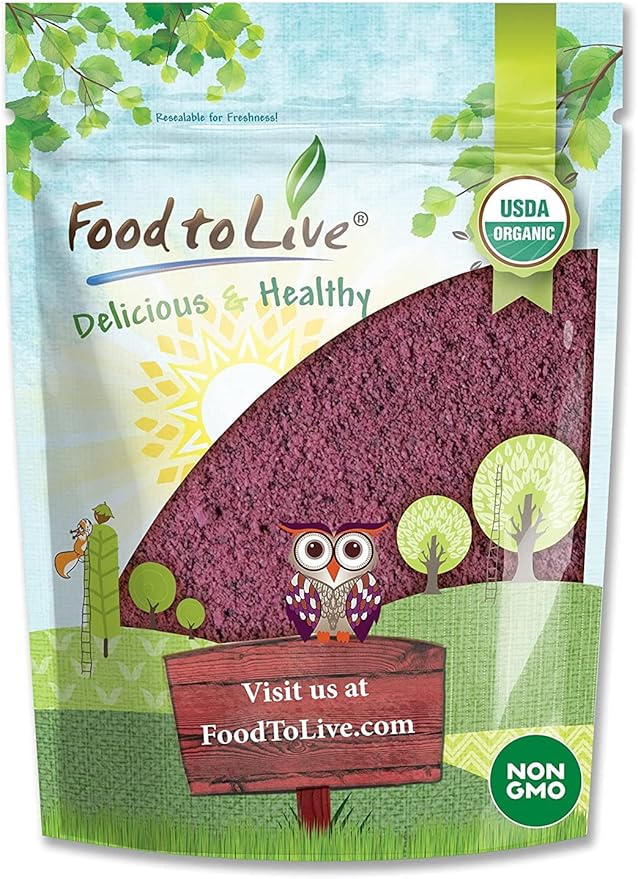 Food to Live Organic Black Elderberry 6 Ounces