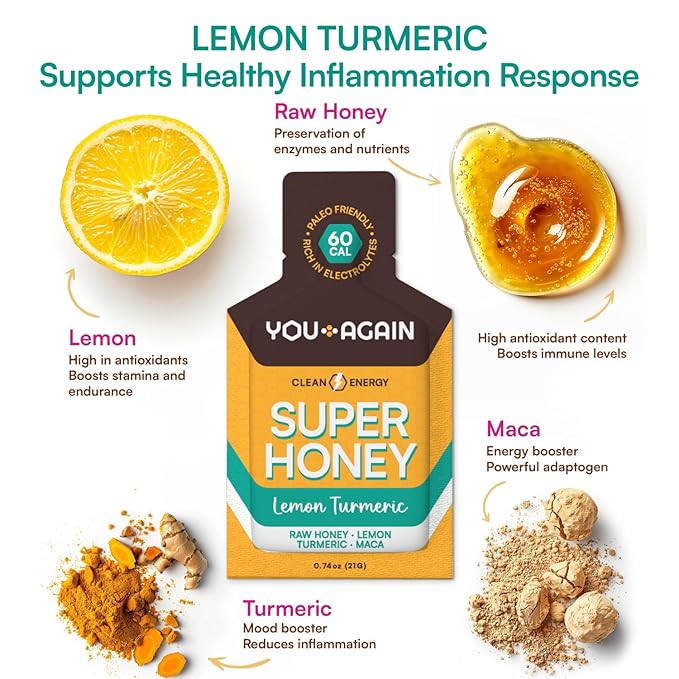 You Again Super Honey Lemon Turmeric Packets 8 Count