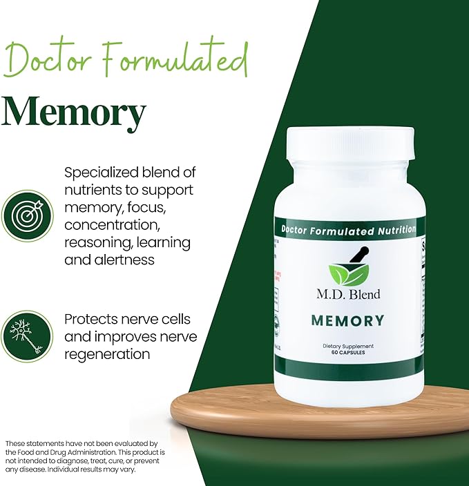 Memory - Natural Blend - Expert 30 Capsules 1 Pack