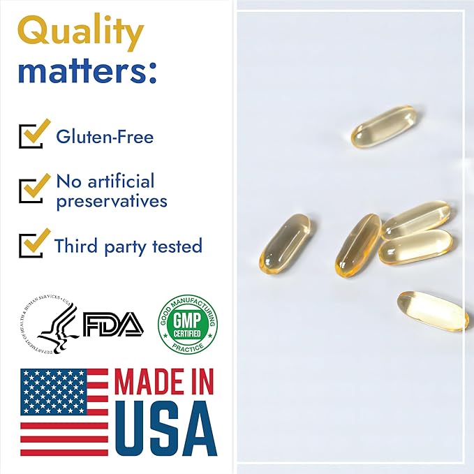 Carson Life DHA & EPA Brain Supplement 60 Capsules 2 Pack