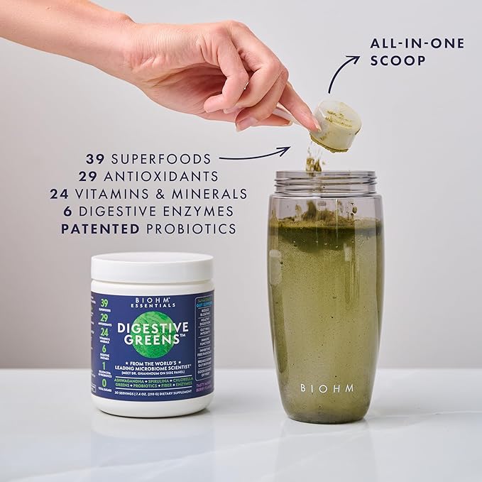 BIOHM Essential Digestive Greens, Green Superfood