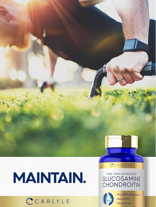 Carlyle Glucosamine Chondroitin MSM Turmeric 250 Mini