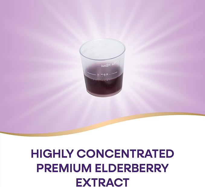 Nature's Way Sambucus Elderberry Immune Syrup, 4 Fl