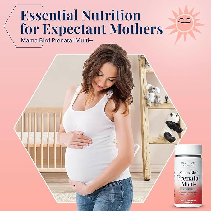 Best Nest Wellness Mama Bird Prenatal 30 Caplets (30 Servings)