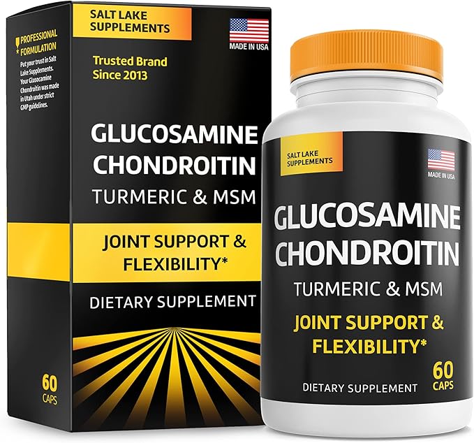Glucosamine Chondroitin with Turmeric and MSM Supplement 60 ct.