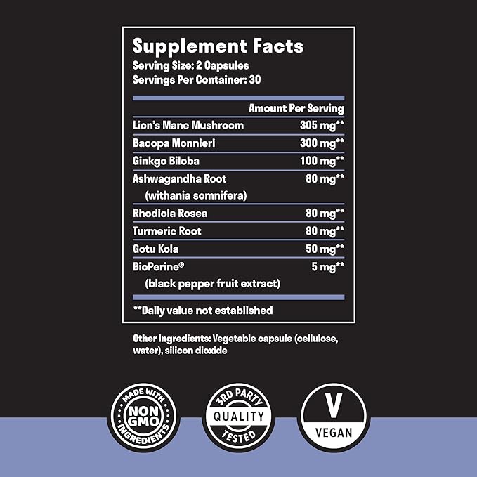 Brain Supplement — Natural Nootropic Brain