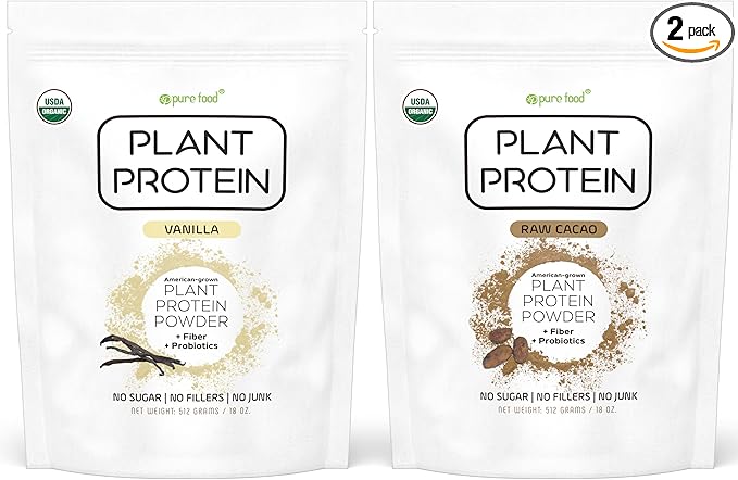 Plant Based Protein Powder with Probiotics