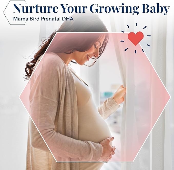 Best Nest Wellness Mama Bird Prenatal DHA Omega-3 DHA 60 Softgels