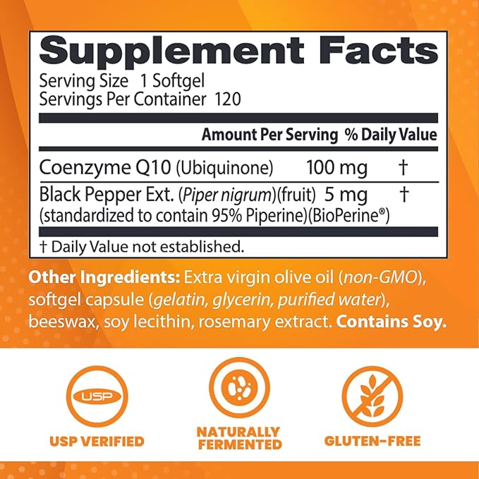 Doctor's BEST High Absorption CoQ10 2250mg 95% 95% Curcuminoids