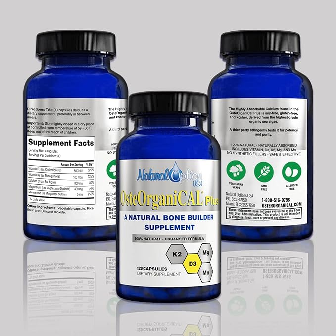 Plus - Organic Plant Base Source D3, k2, k2, Magnesium (720 Count) 6