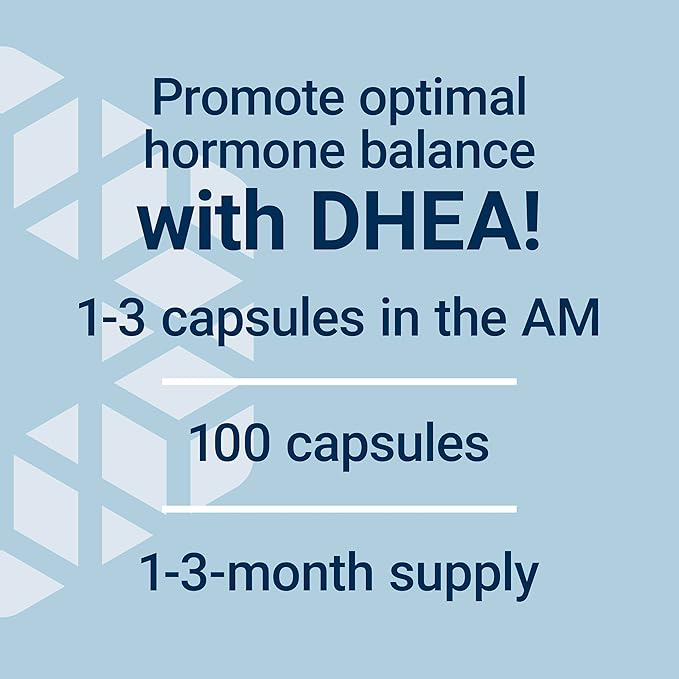 Life Extension DHEA 25 mg – Supplement for Hormone Balance, Immune Support, Sexual Health, Bone & Cardiovascular Health and Anti-Aging and Mood Support – Gluten-Free, Non-GMO – 100 Capsules