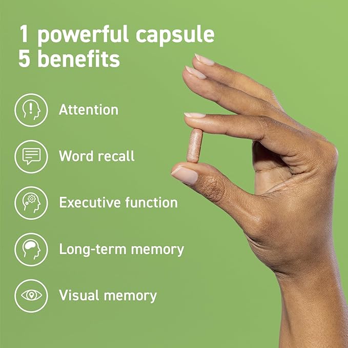 CocoaVia Memory & Focus Brain Supplement, 90 Day, 90 Capsules
