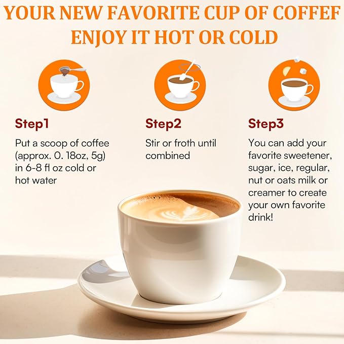Mushroom Coffee - Mushroom Coffee Organic with 11 Superfood Mushrooms, Includes Lion's Mane, Reishi, Chaga, Cordyceps and Adaptogens, Mushroom Supplement for Energy, Focus, Memory and Immunity - 5.3oz