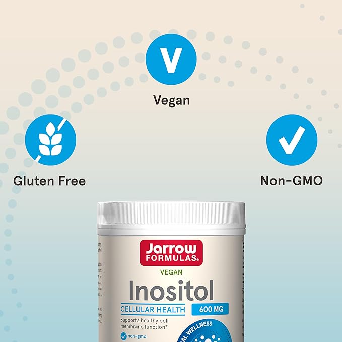 Jarrow Formulas Inositol 600 mg, Dietary 8 oz 378 Day