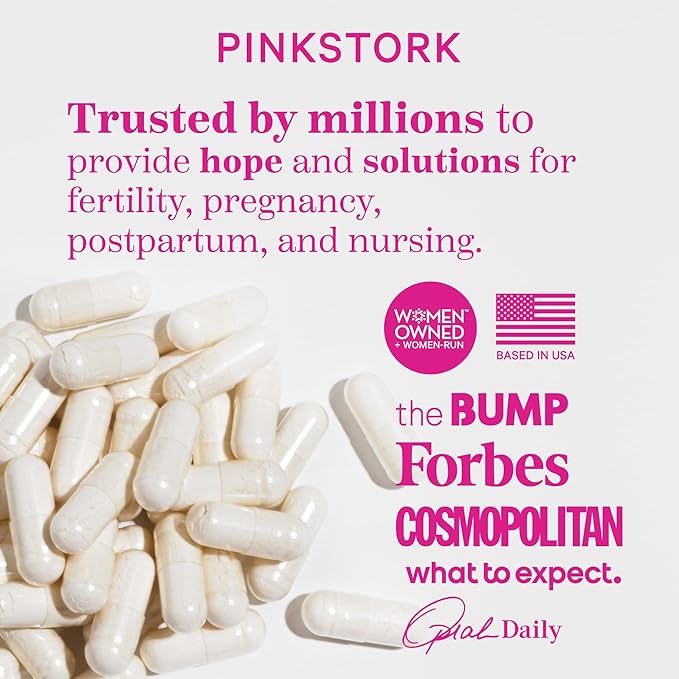 Pink Stork Prenatal Probiotics for Women B6 and 30 Capsules