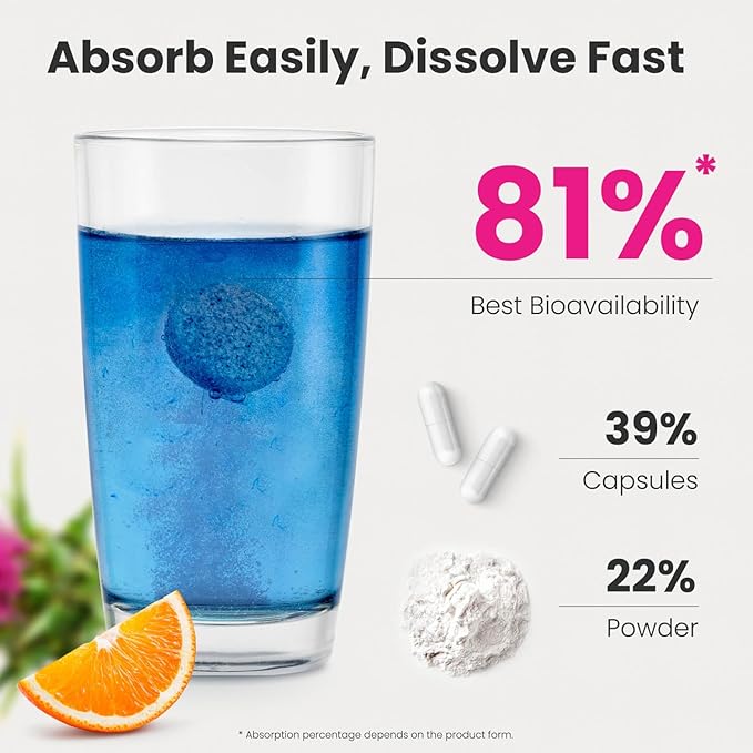 NoMoreDrinks Anti Alcohol Craving Supplement | Liver Detox & Combat Cravings | Energy Support Alcohol Replacement Drink | Organic Milk Thistle Supplement & Dandelion Root & 5HTP | (40) Energy Pills