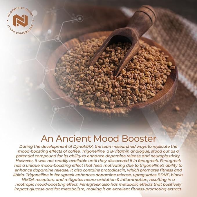 Nootropics Depot Fenugreek Extract Capsules 500mg | 180 ct 3% Trigonelline, 1% Protodioscin