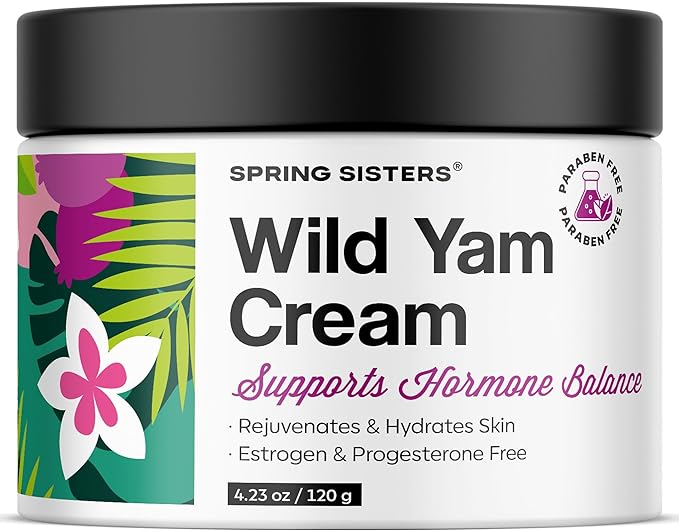 Wild Yam Cream for Hormones with Black Cohosh, Vitex, Shea Butter - Cream for Hormone Balance