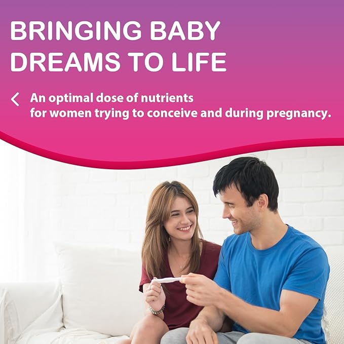 Fertility Supplements for Women, Prenatal Vitamins with Myo-Inositol & D-Chiro Inositol, Folate, Herbs, for Hormonal Balance, Fertility & Vaginal Care, 240 Prenatal Gummies (Raspberry)