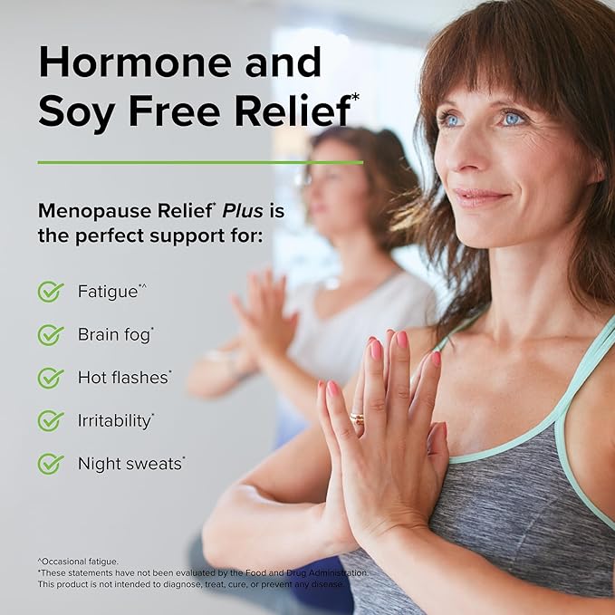 Terry Naturally Menopause Relief Plus 60 Capsules 30 Servings