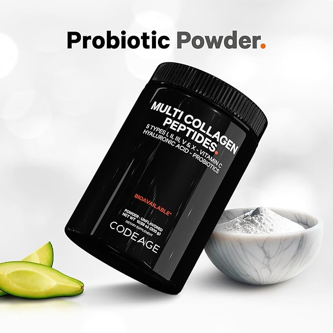 Codeage Multi Collagen Peptides + Probiotics 10.58oz