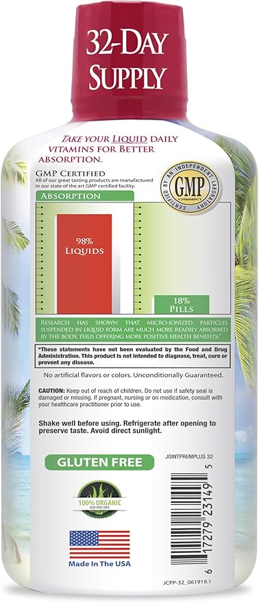 Joint Complete Premium Premium Plus 800mg Turmeric 98% Max 32oz, 32 32 serv