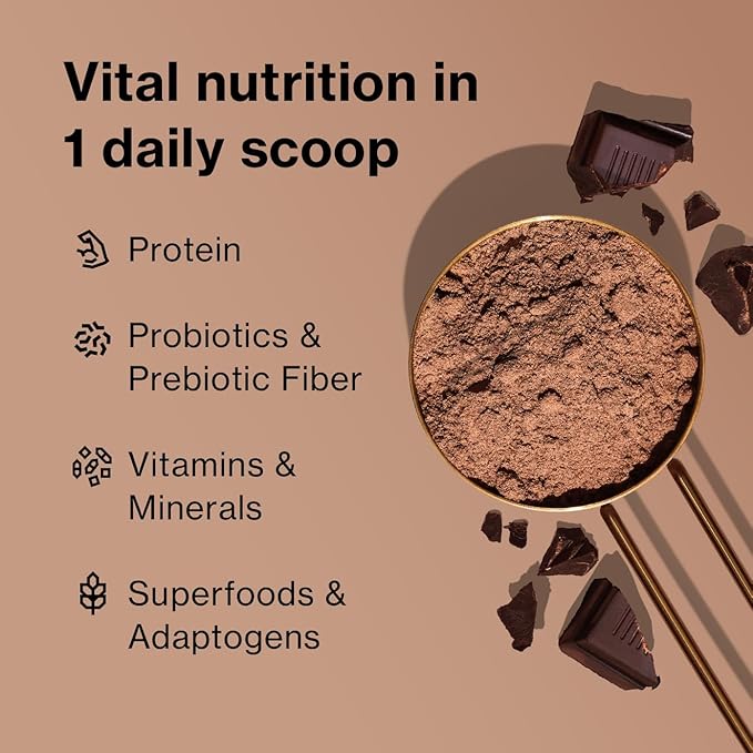 Shakeology Vegan Protein Powder - Gluten Free, Superfood Protein Shake - Helps Support Healthy Weight Loss, Lean Muscle Support, Gut Health, Manage Effects of Stress, Cafe Latte - 30 Servings