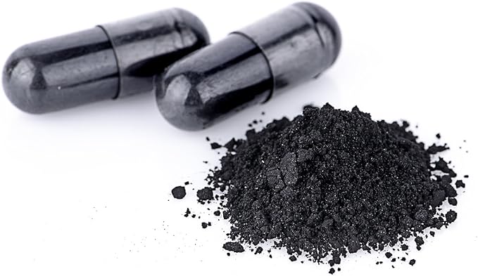 Wild Foods Activated Charcoal Capsules | 100% Organic Coconut Shells Active Tablets for Bloating & Hangover | Lab Tested & Non-GMO Detox Pills | Made in USA (120 Capsules)