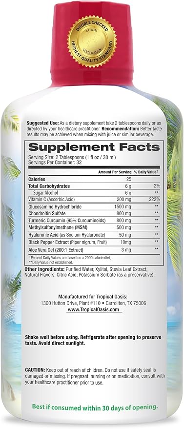 Joint Complete Premium Premium Plus 800mg Turmeric 98% Max 32oz, 32 32 serv