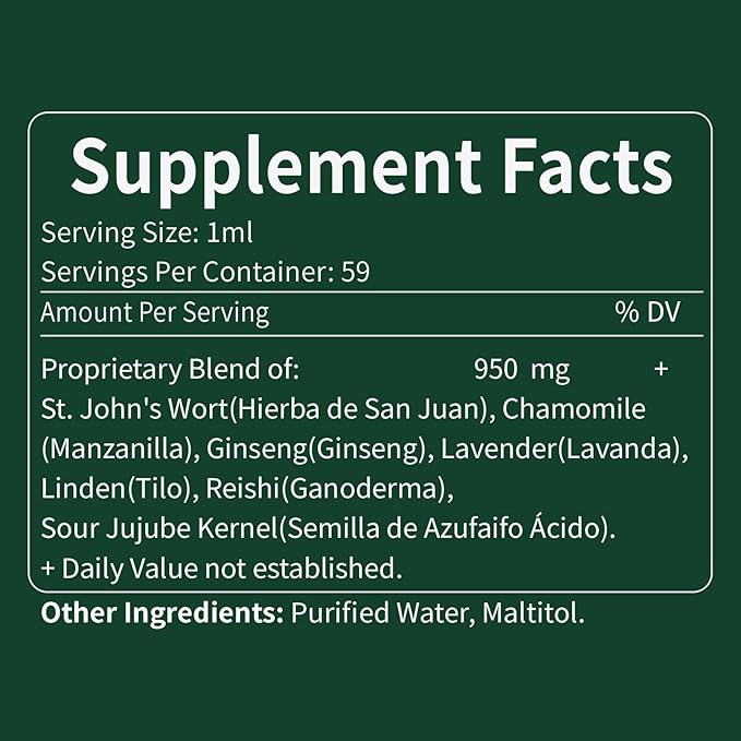 St. John's Wort Mood Support Drops, 2oz