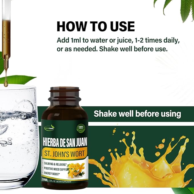 St. John's Wort Mood Support Drops, 2oz