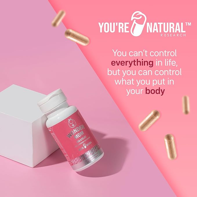 Premium Prenatal & Postnatal Vitamins: Folate, B12, Multivitamin 30 Days