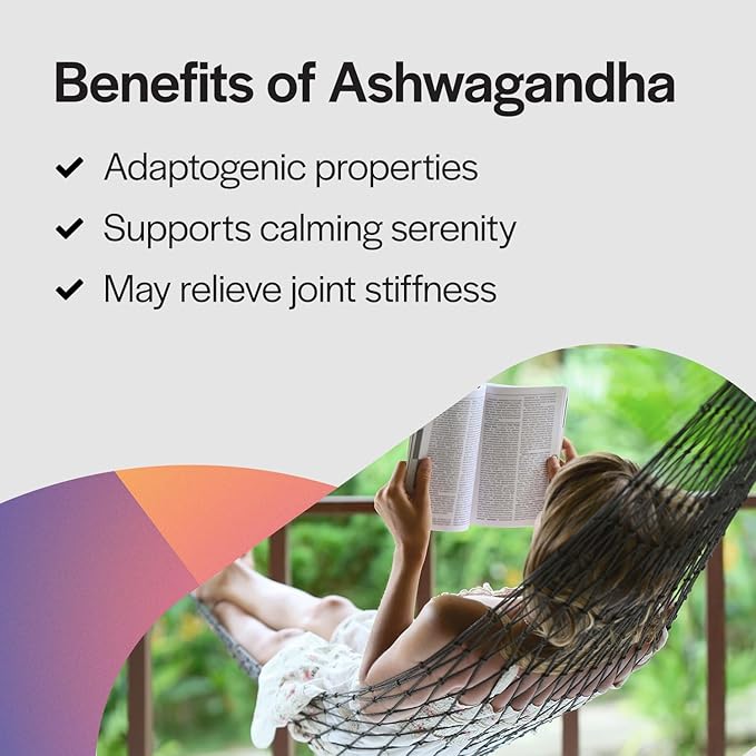PureFormulas Ashwagandha 500mg, Adaptogenic Ashwagandha Supplements, 120 Capsules