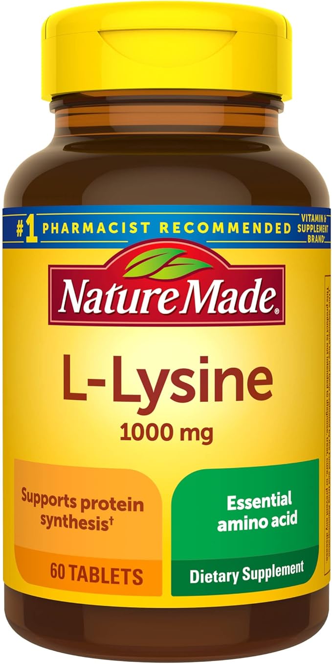 Nature Made Extra Strength L-Lysine 1000 60 Count