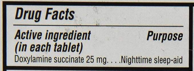 Kirkland Signature Nighttime Sleep Aid (Doxylamine 25 mg), 192 Tablets