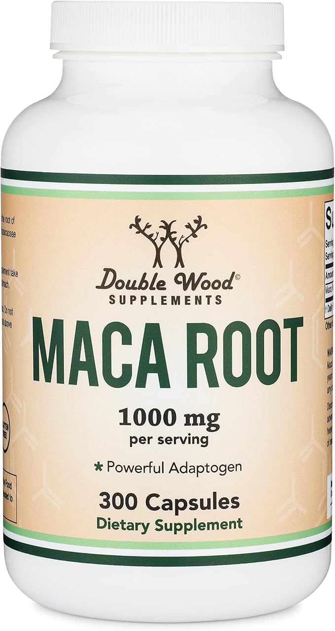 Maca Root Capsules for Women and 300 Count (1,000mg of