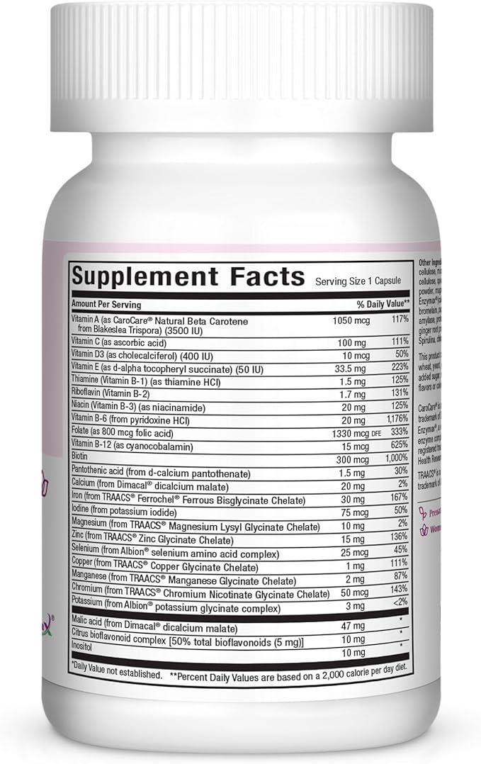Maxi Health Prenatal Caps Multivitamins 60 Count
